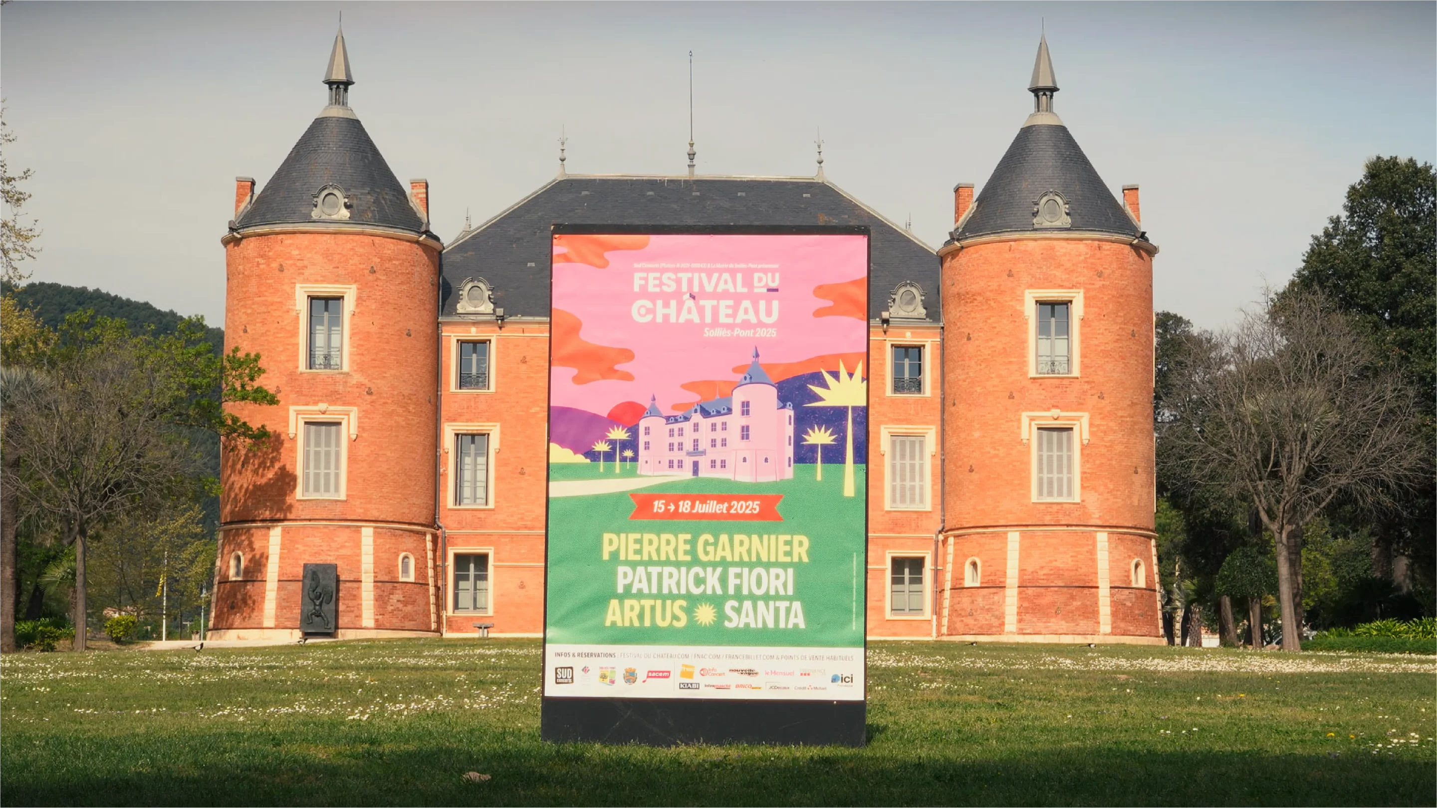 Illustrated poster for Omar Souleyman concert