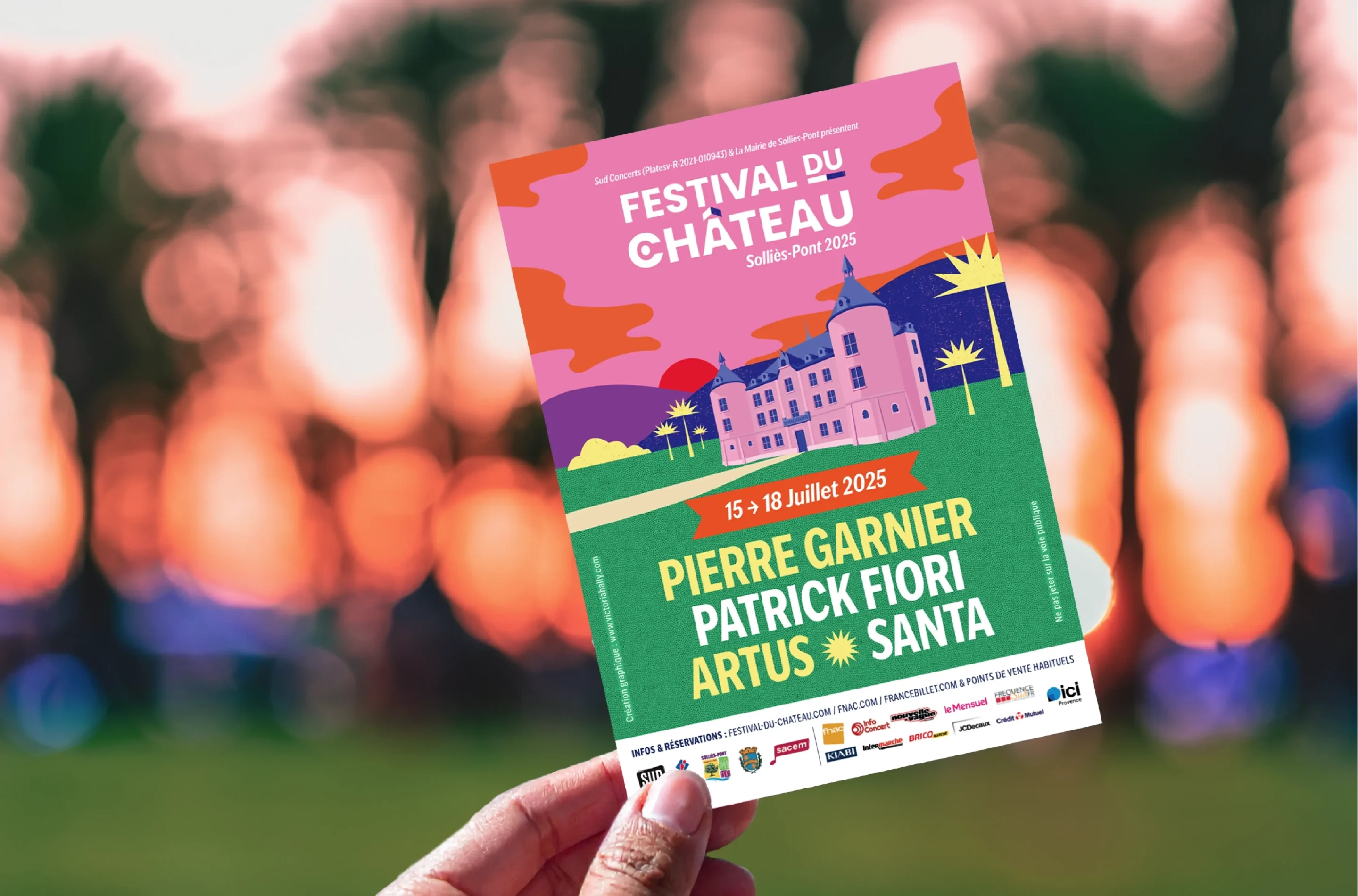 Illustrated poster for Omar Souleyman concert