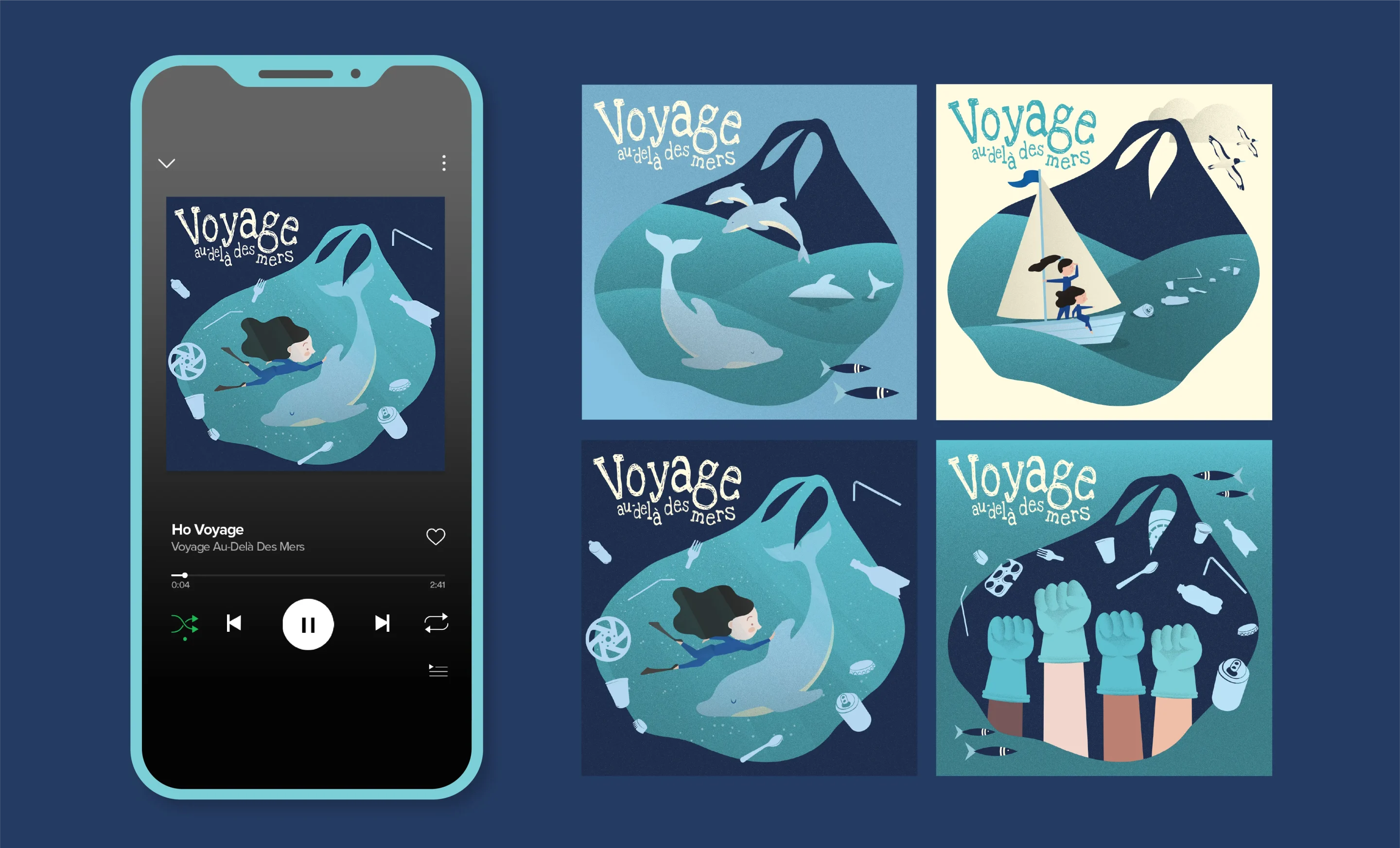 voyage-au-dela-des-mers-pochettes-album-musical-jeunesse-sportify-victoria-hally-illustration Illustrated poster for Omar Souleyman concert